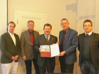 Übergabe Baugenehmigung