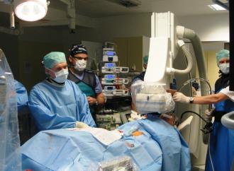 Implantation eines Mitraclips