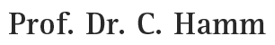 Prof. Dr. C. Hamm 